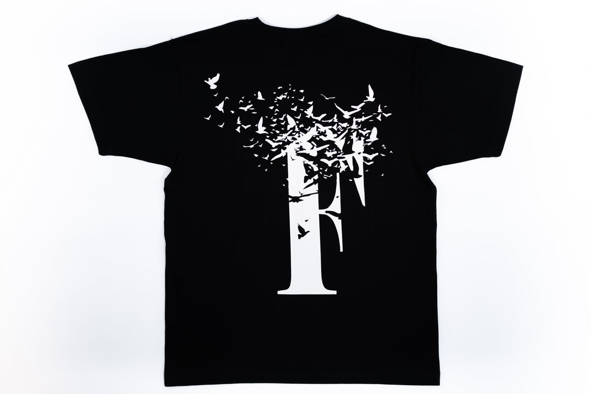 "Flocking The World" Tee - Black