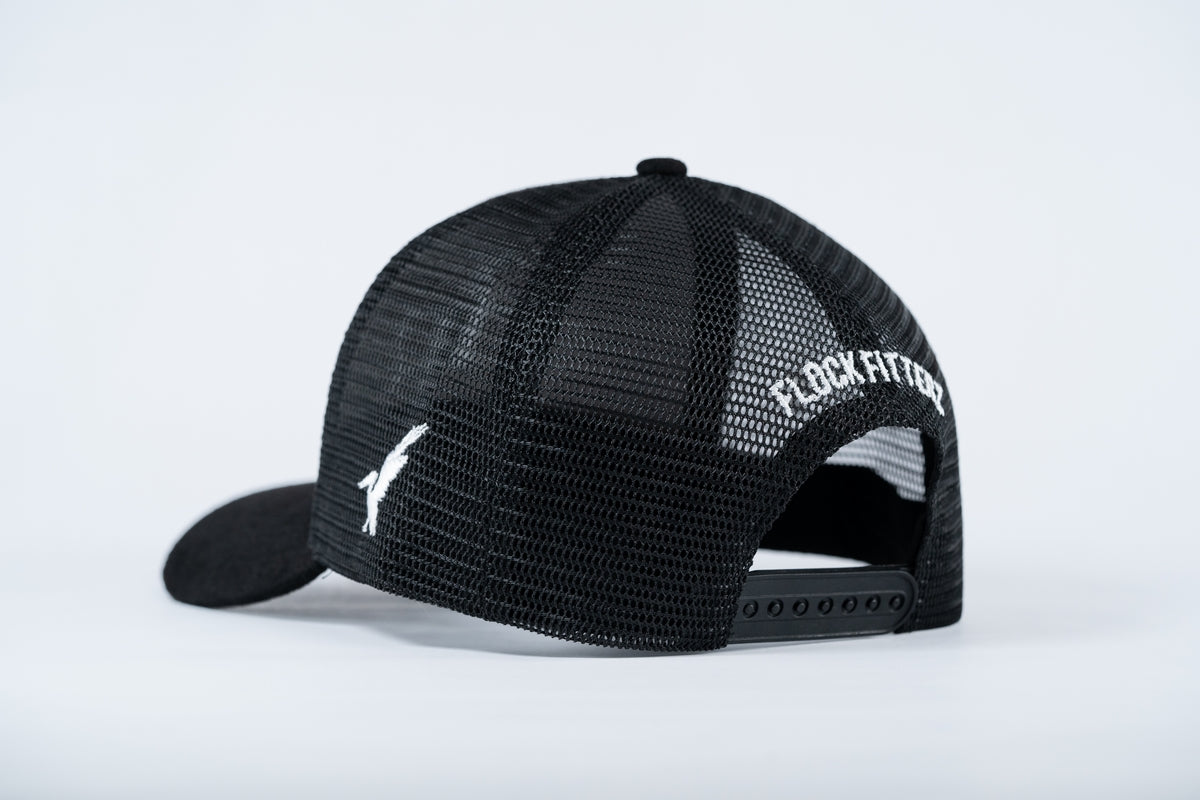 FF Suede Trucker Hat - Black