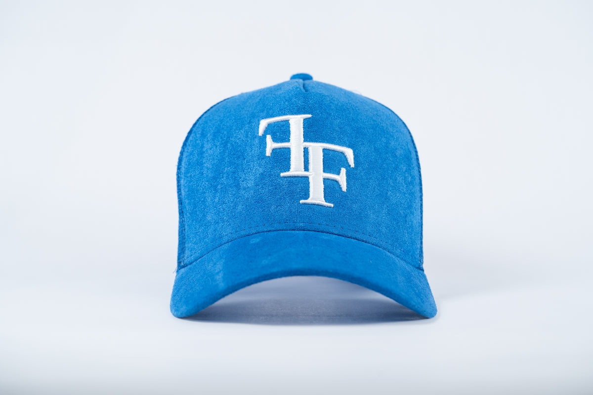 FF Suede Trucker Hat - Blue