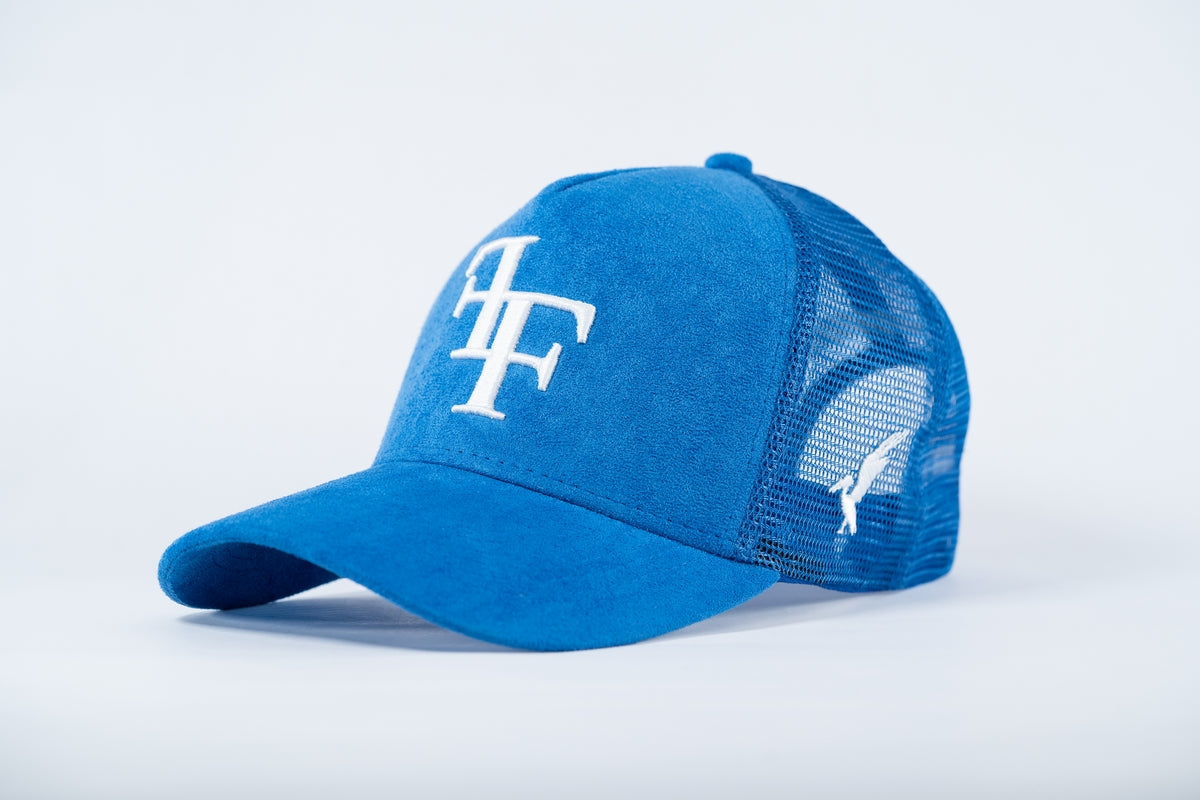 FF Suede Trucker Hat - Blue