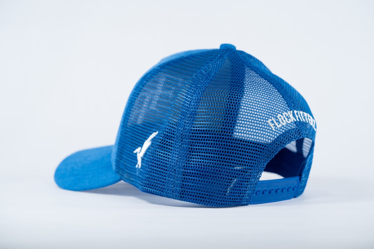 FF Suede Trucker Hat - Blue