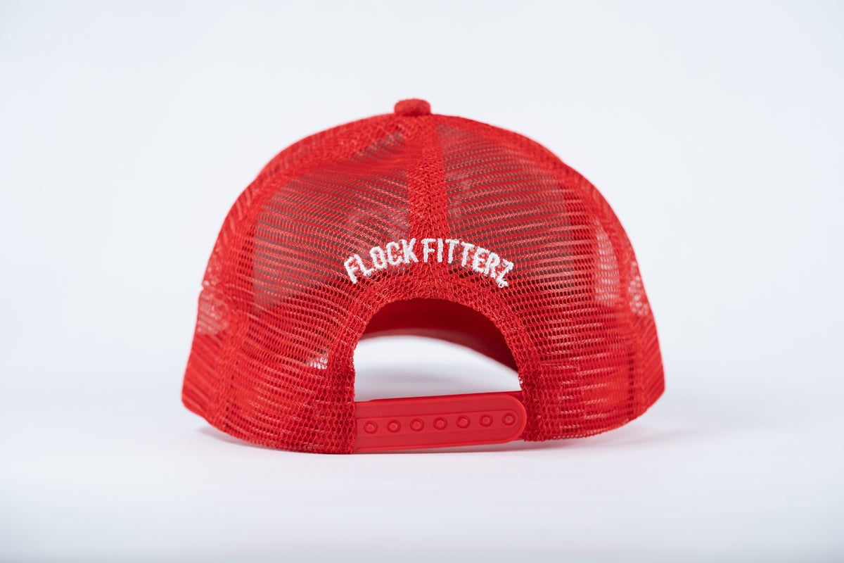 FF Suede Trucker Hat - Red