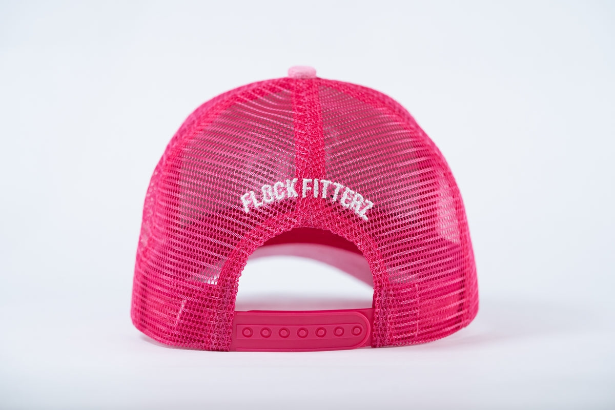 FF Suede Trucker Hat - Pink