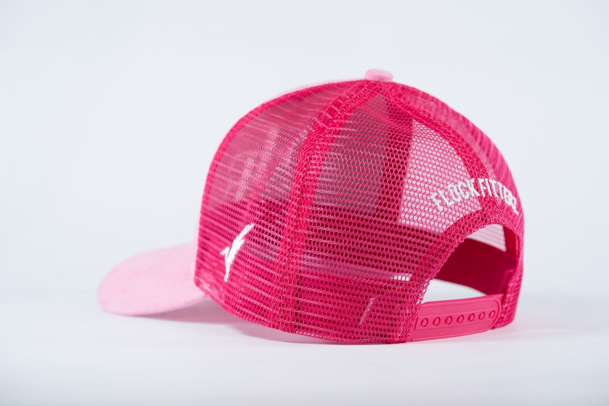 FF Suede Trucker Hat - Pink