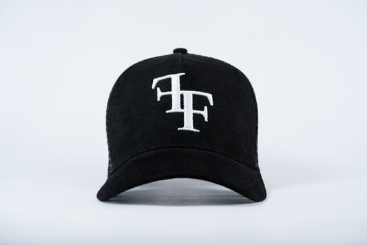 FF Suede Trucker Hat - Black