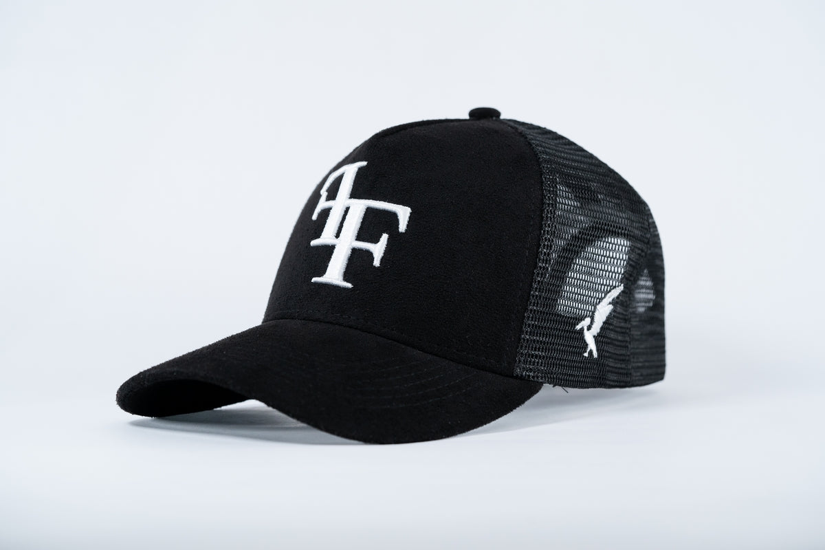 FF Suede Trucker Hat - Black